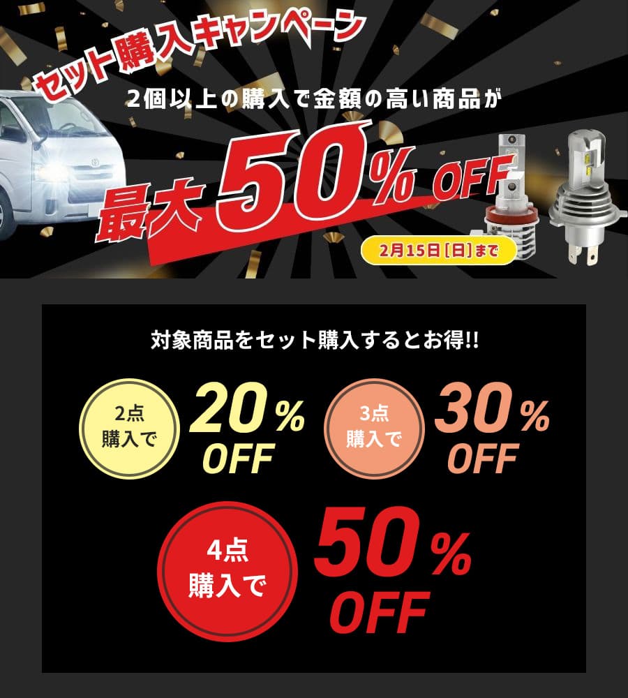 セット購入キャンペーン